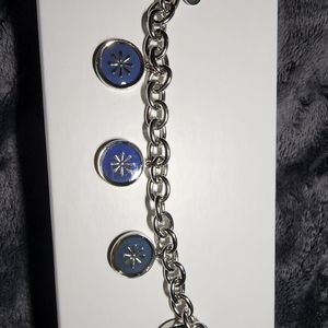 Bracelet- silver and blue